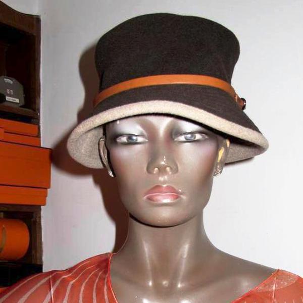 Hermes Motsch 100% Cashmere Women Hat Sz56, New! - poupishop