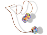 Hermes Multicolore Silk Pompons Pom Pom Bag Charm , Rare! - poupishop