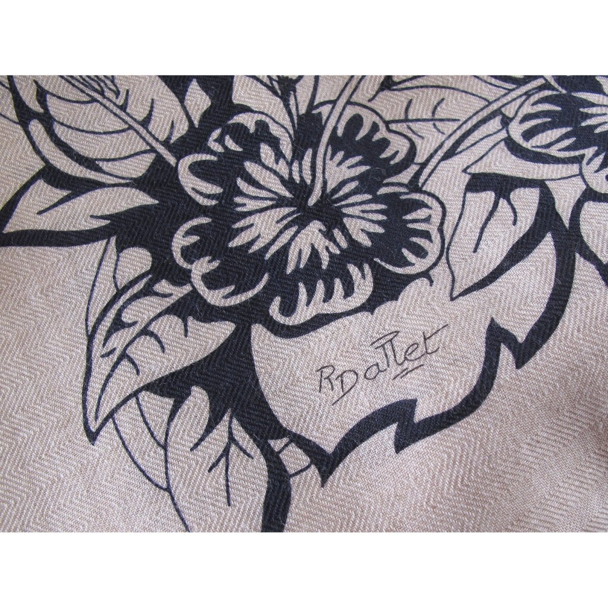 Hermes Jungle Love Tattoo by Robert Dallet Cashmere Shawl 140
