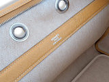 Hermes Natural Canvas/Leather PET DOG CARRIER BAG CASE PM, BNIB! - poupishop