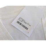 Hermes Natural Fine Knite of Silk/Cotton UNIFORME H Sleeveless Sweater V, BNEW! - poupishop