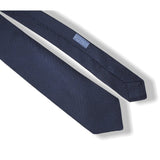 Hermes Navy Faconnee Jacquard Silk Tie, NIB! - poupishop