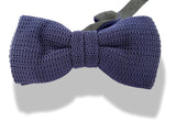 Hermes Navy Self-Tie Bow Tie Adjustable Size in Silk Mesh, New in Pochette! - poupishop