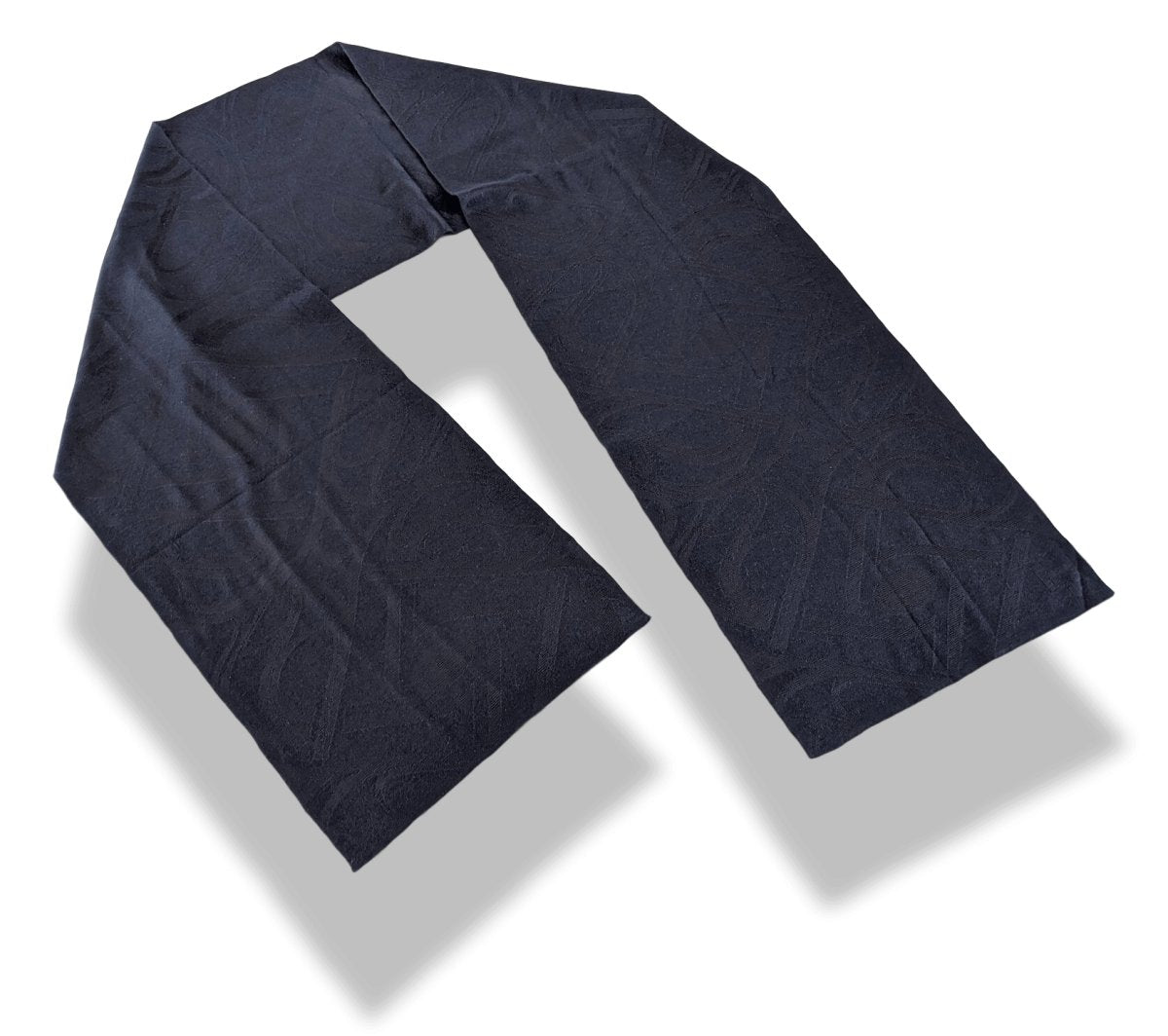 Hermes Navy VIRAGE MUFFLER 57% Cashmere Stole 30 x 190cm cm, BNWT! - poupishop
