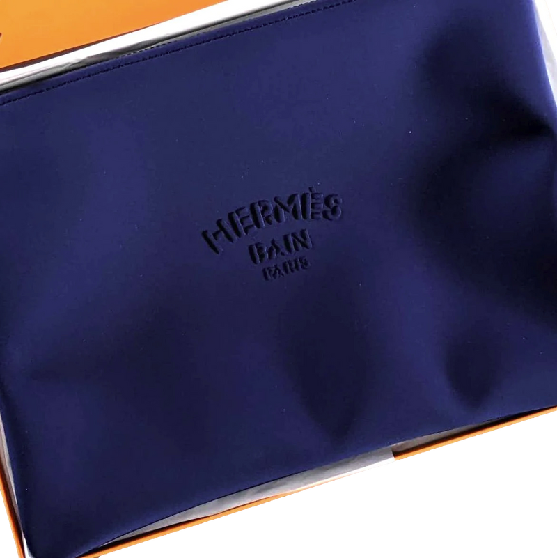 Hermes Marine Trousse Neobain Grand Modele Zipped Bath Case