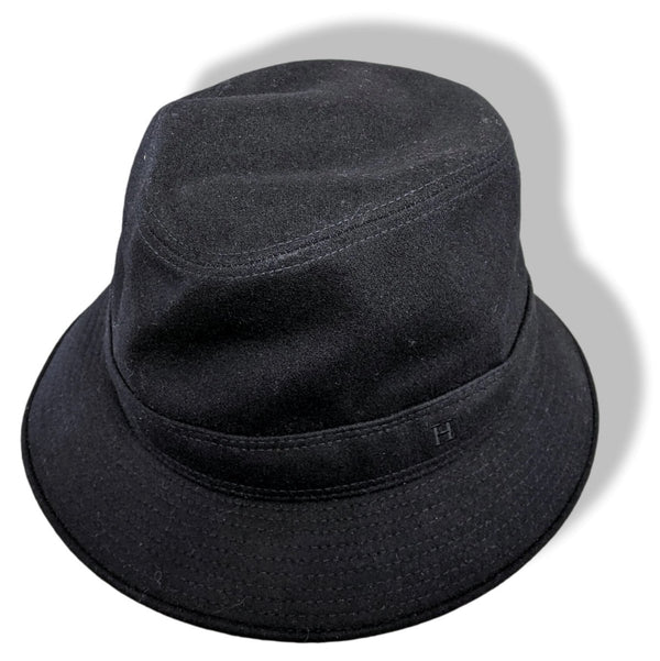 Hermes Noir 100% Cashmere LEON Men's Hat, BNWT! - poupishop