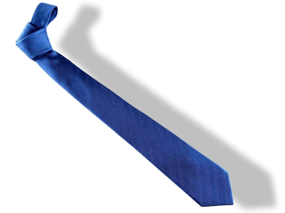 Hermes Ocean 14 UNIE CHEVRON Silk Tie 7cm, NWT - poupishop