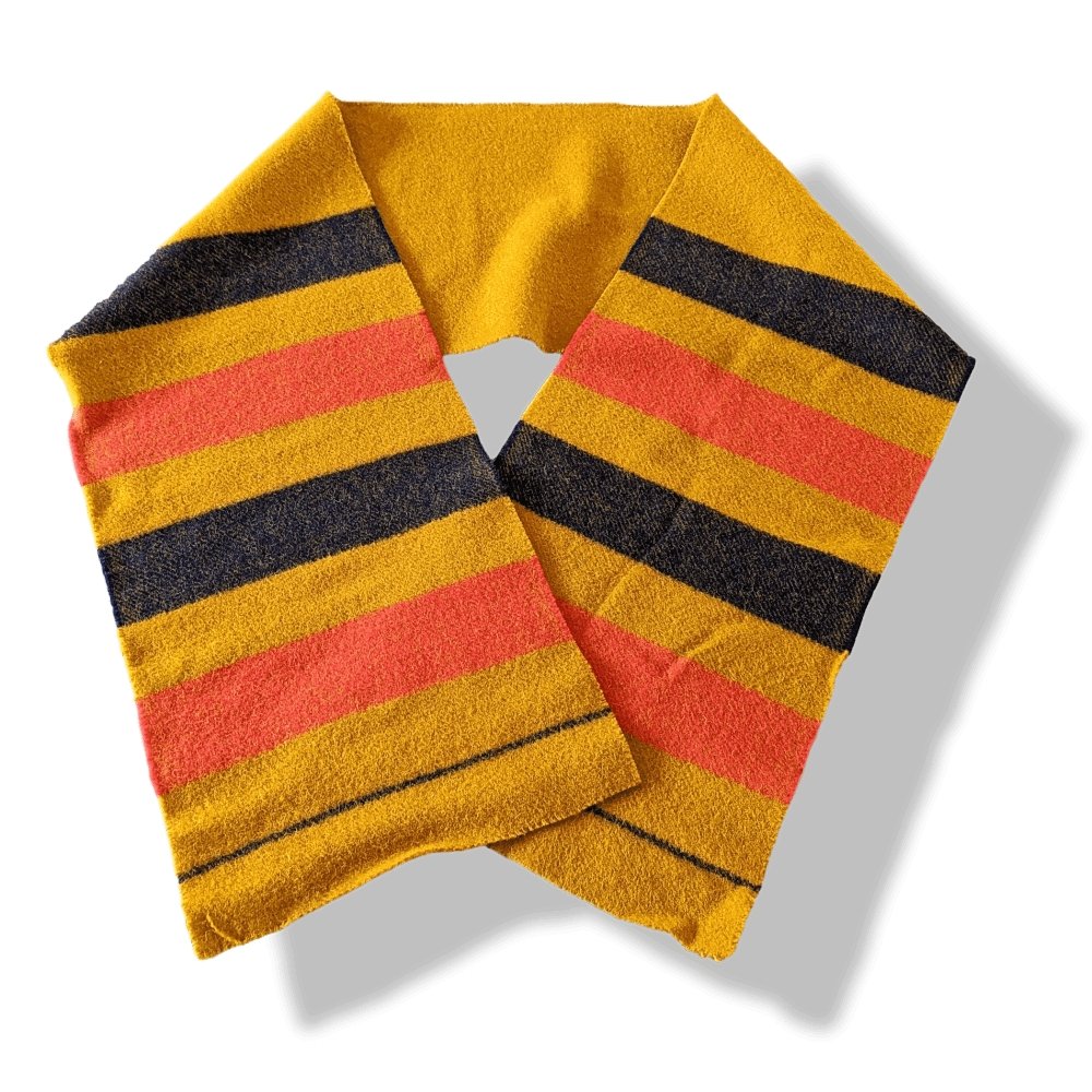 Hermes Ochre/Orange/Red/Navy ROCABAR 100% Laine Wool Stole, BNIB! - poupishop