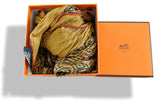 Hermes Ochre/Red/White/Black Pleated Crumpled CHAINE D'ANCRE CARRE GEANT GM, BNIB! - poupishop