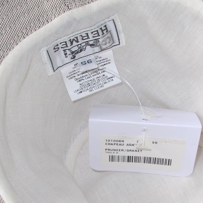 Hermes Ombre Snake Canvas Adam Women Hat Sz57, NWT! - poupishop