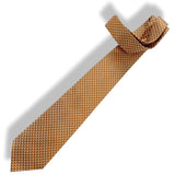 Hermes Orange Brown Grey Modern Art SOIE LOURDE Silk Tie 9cm, NWT in Pochette! - poupishop