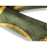 Hermes Orange Green Gold Instruction du Roy Printed Jacquard Silk Tie, Box! - poupishop