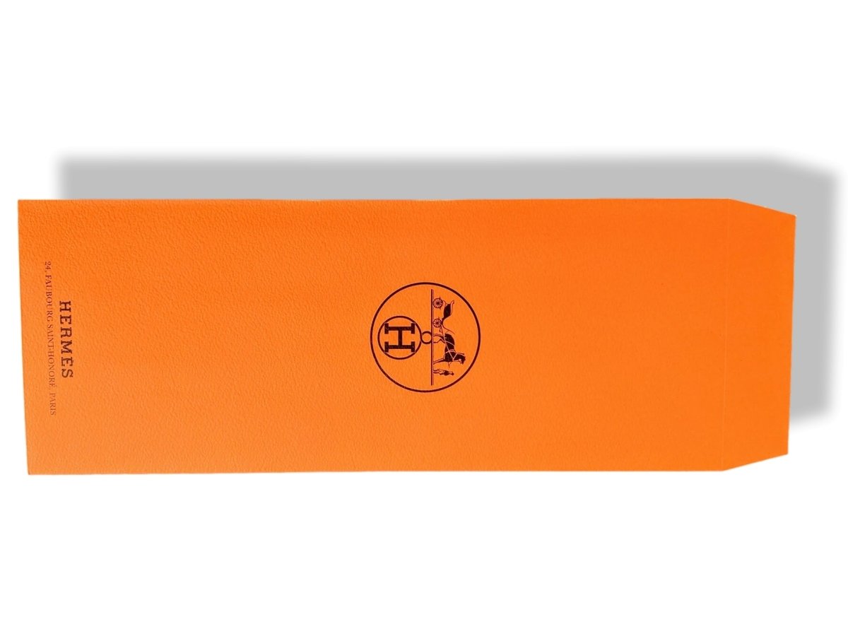 Hermes Orange Pochette for Tie, New! - poupishop