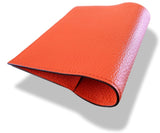 Hermes Orange Poppy Mysore Goatskin AGENDA SIMPLE GM COVER 1 PIN, BNWTIB! - poupishop