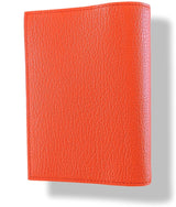 Hermes Orange Poppy Mysore Goatskin AGENDA SIMPLE GM COVER 1 PIN, BNWTIB! - poupishop