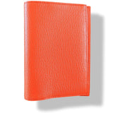 Hermes Orange Poppy Mysore Goatskin AGENDA SIMPLE GM COVER 1 PIN, BNWTIB! - poupishop