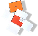 Hermes Orange Poppy Mysore Goatskin AGENDA SIMPLE GM COVER 1 PIN, BNWTIB! - poupishop