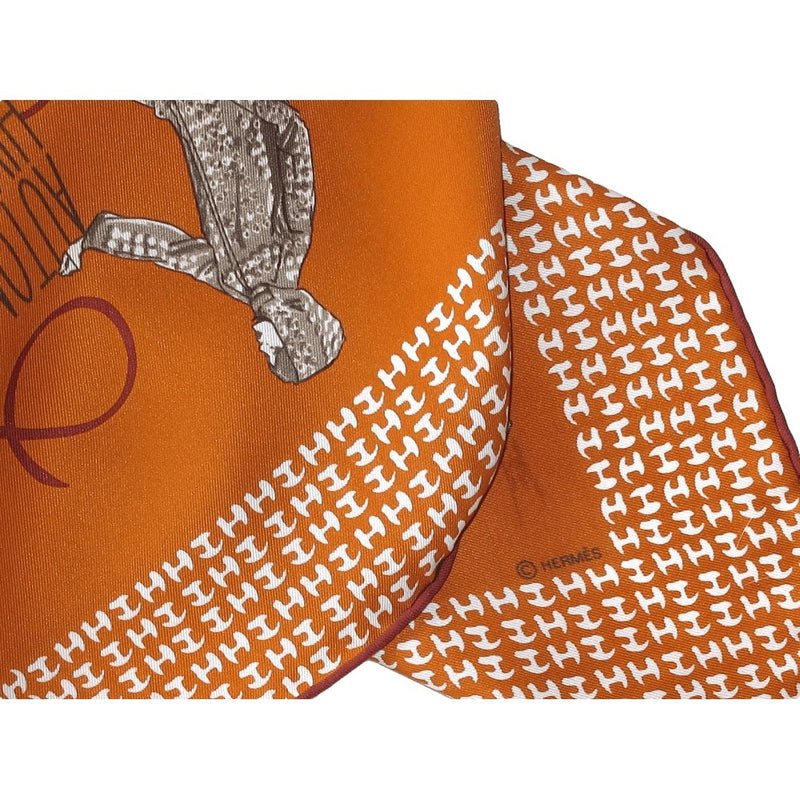 Hermes Orange Printemps Ete 69 - Automne Hiver 70 Vintage Silk 70cm, NIB! - poupishop