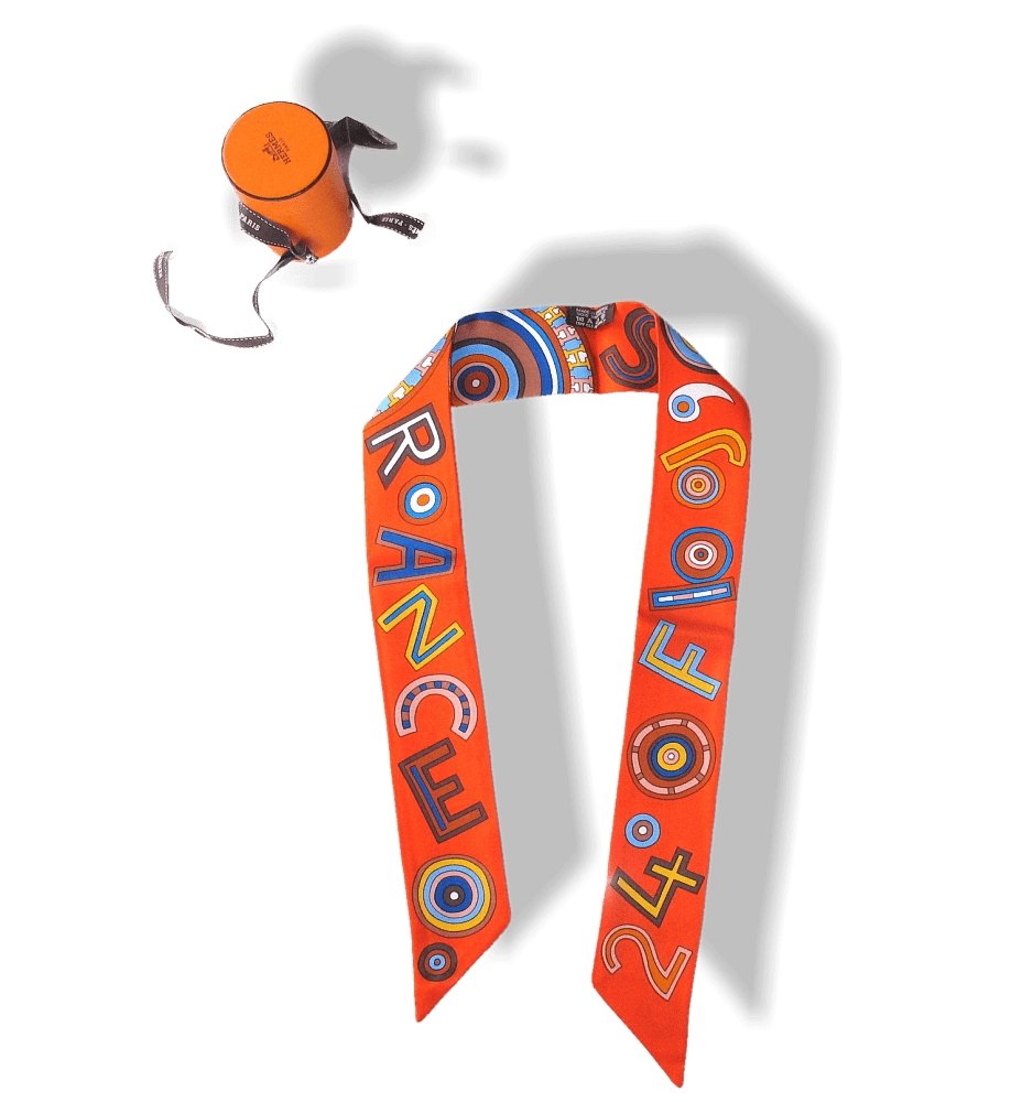 Hermes Orange Tohu Bohu Twilly, NIB! - poupishop