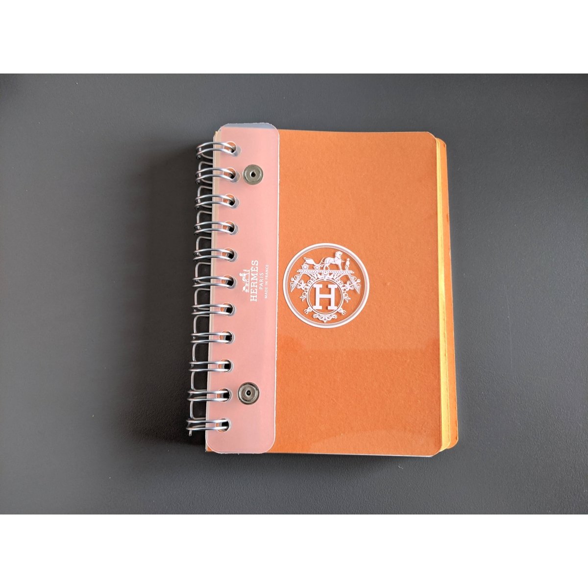 Hermes Orange Yellow White ULYSSE ARPEGE ETE PM Cahier NoteBook Refill, New! - poupishop