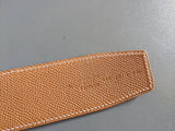 Hermes Orange/Gold Reversible Epsom/Epsom Leather Reversible Strap Belt 42 MM Sz100, New! - poupishop