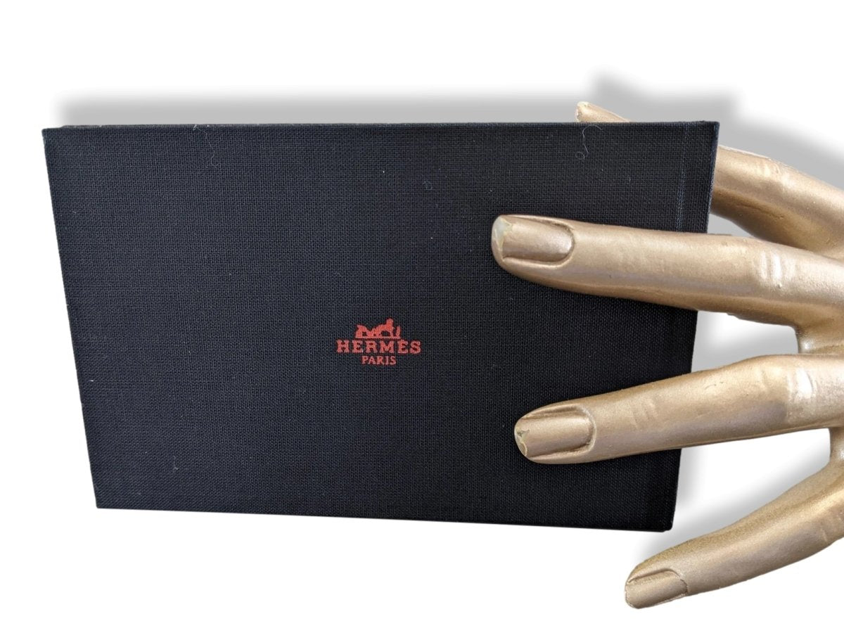 Hermes Papier 1991 Black Musee Voyage en Extreme Orient Notebook Carnet de Voyage - poupishop