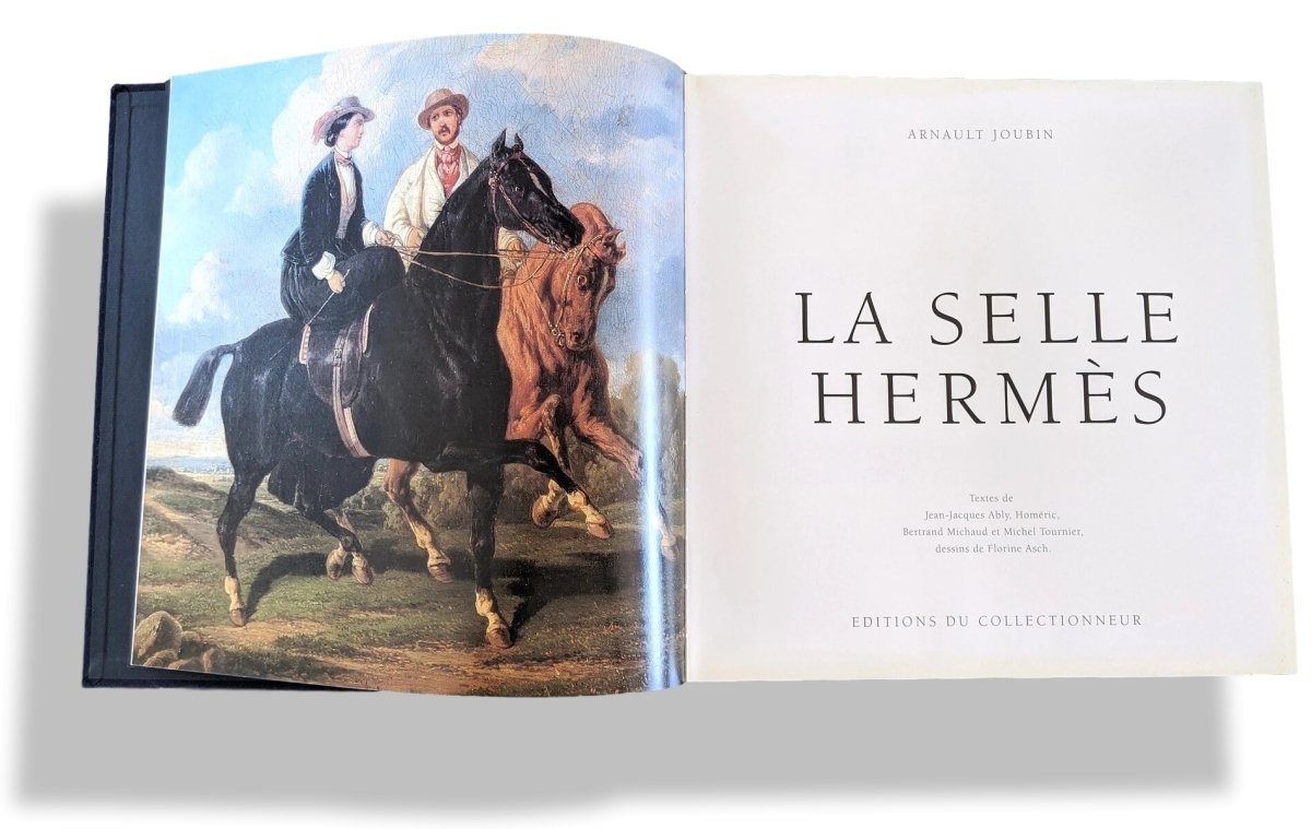 Hermes Papier 1993 Editions Du Collectioneur Livre LA SELLE HERMES Equistrian Book - poupishop