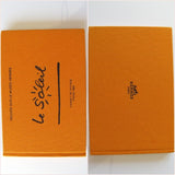 Hermes Papier 1994 Orange Le Soleil Travel Notebook - poupishop