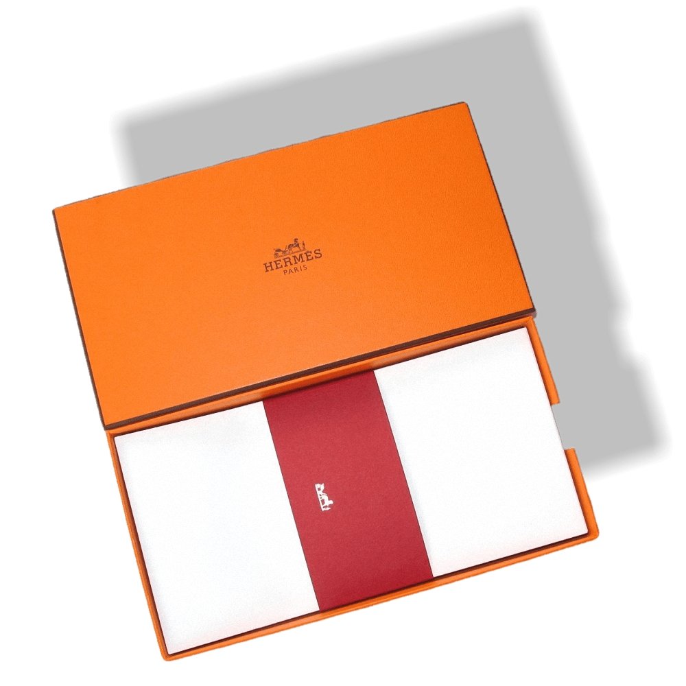 Hermes Papier Block of Writting Paper & Envelopes, Pur Luxe, NIB! - poupishop