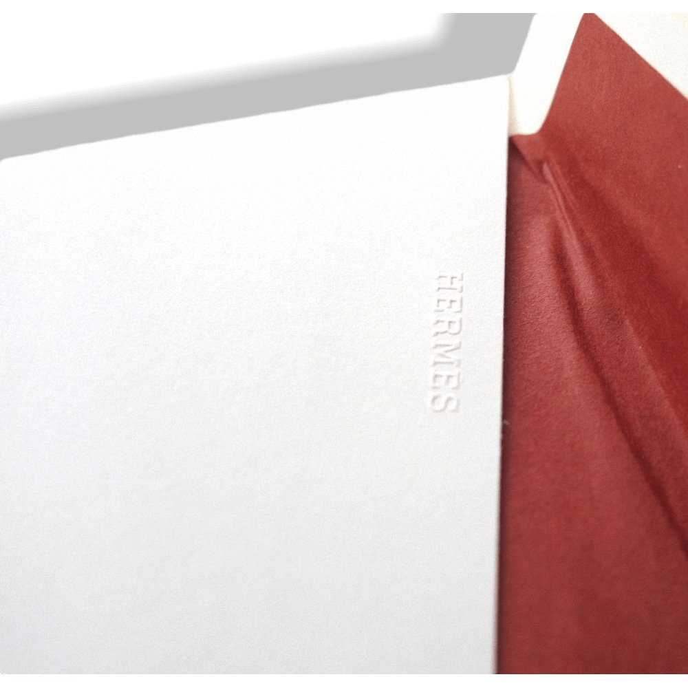 Hermes Papier Block of Writting Paper & Envelopes, Pur Luxe, NIB! - poupishop