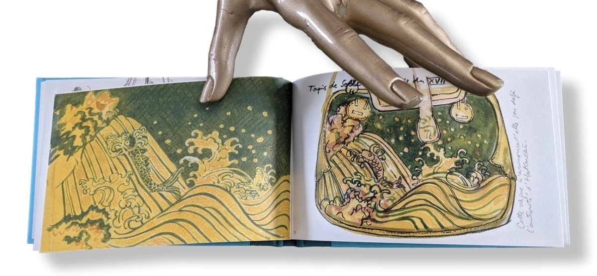 Hermes Papier Carnet de Croquis LA MER The Sea Sketchbook by Philippe Dumas, New and Sealed! - poupishop