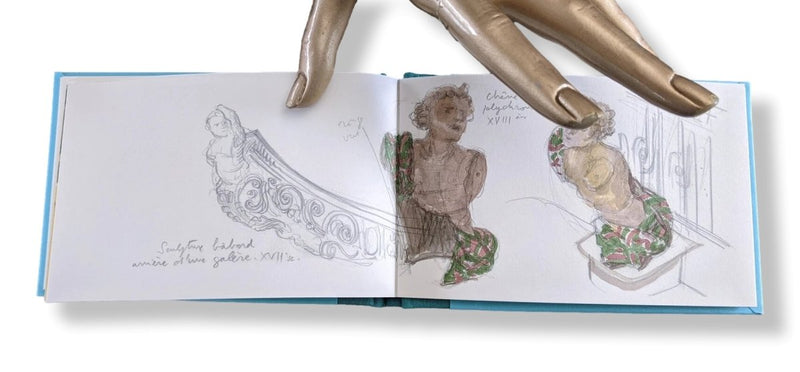 Hermes Papier Carnet de Croquis LA MER The Sea Sketchbook by Philippe Dumas, New and Sealed! - poupishop