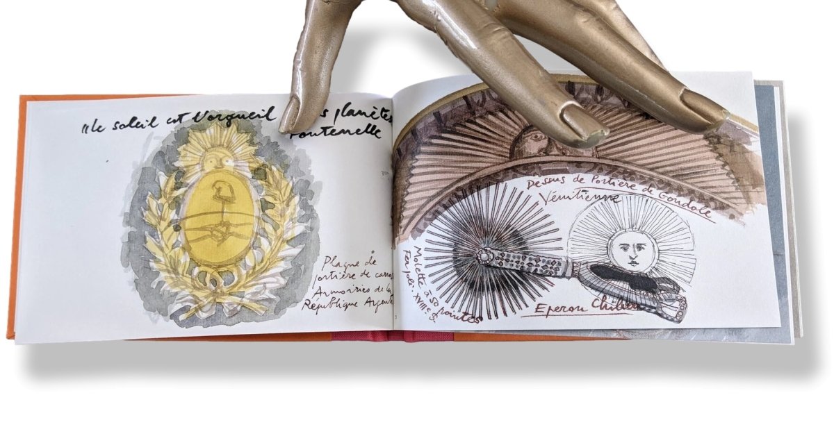 Hermes Papier Carnet de Croquis LE SOLEIL The Sun Sketchbook by Philippe Dumas, New and Sealed! - poupishop