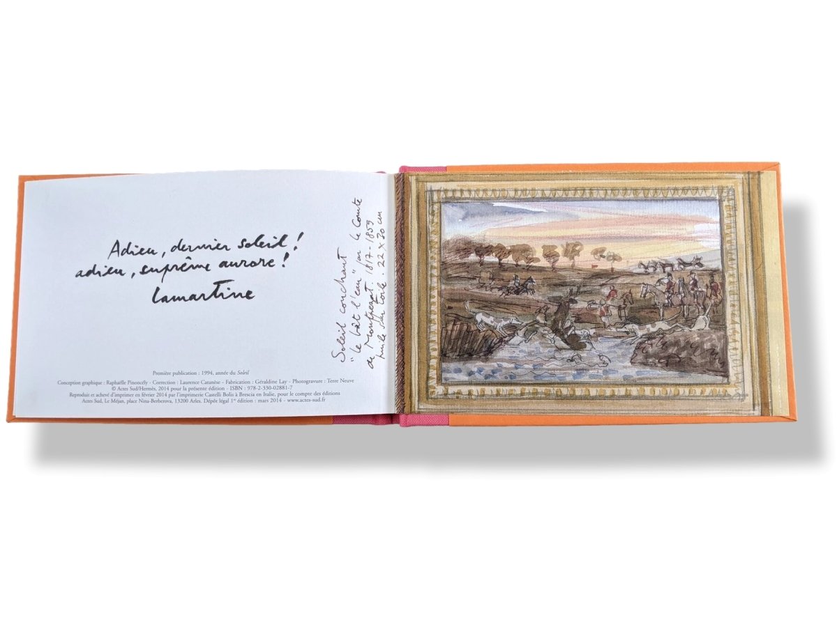 Hermes Papier Carnet de Croquis LE SOLEIL The Sun Sketchbook by Philippe Dumas, New and Sealed! - poupishop