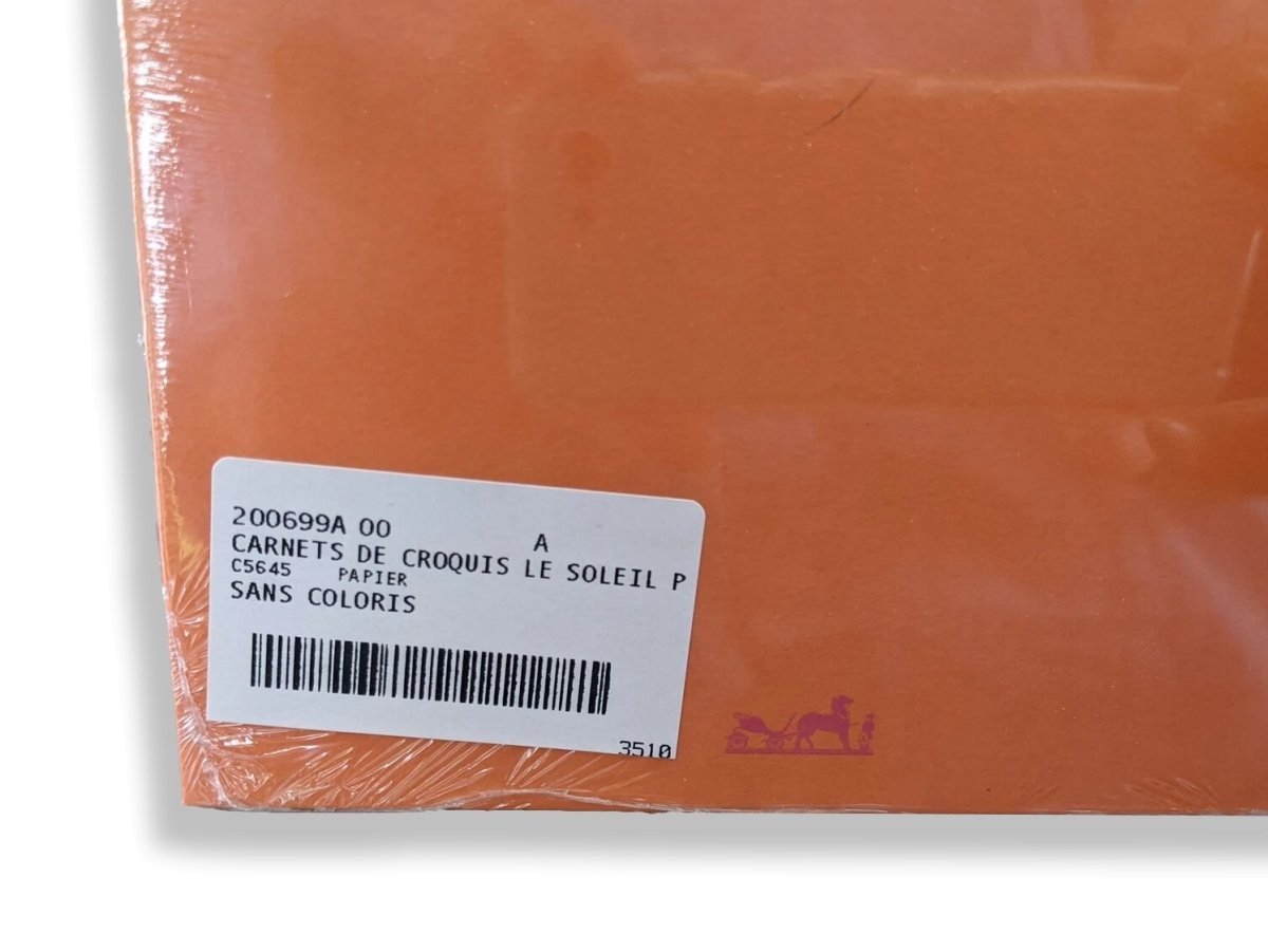 Hermes Papier Carnet de Croquis LE SOLEIL The Sun Sketchbook by Philippe Dumas, New and Sealed! - poupishop
