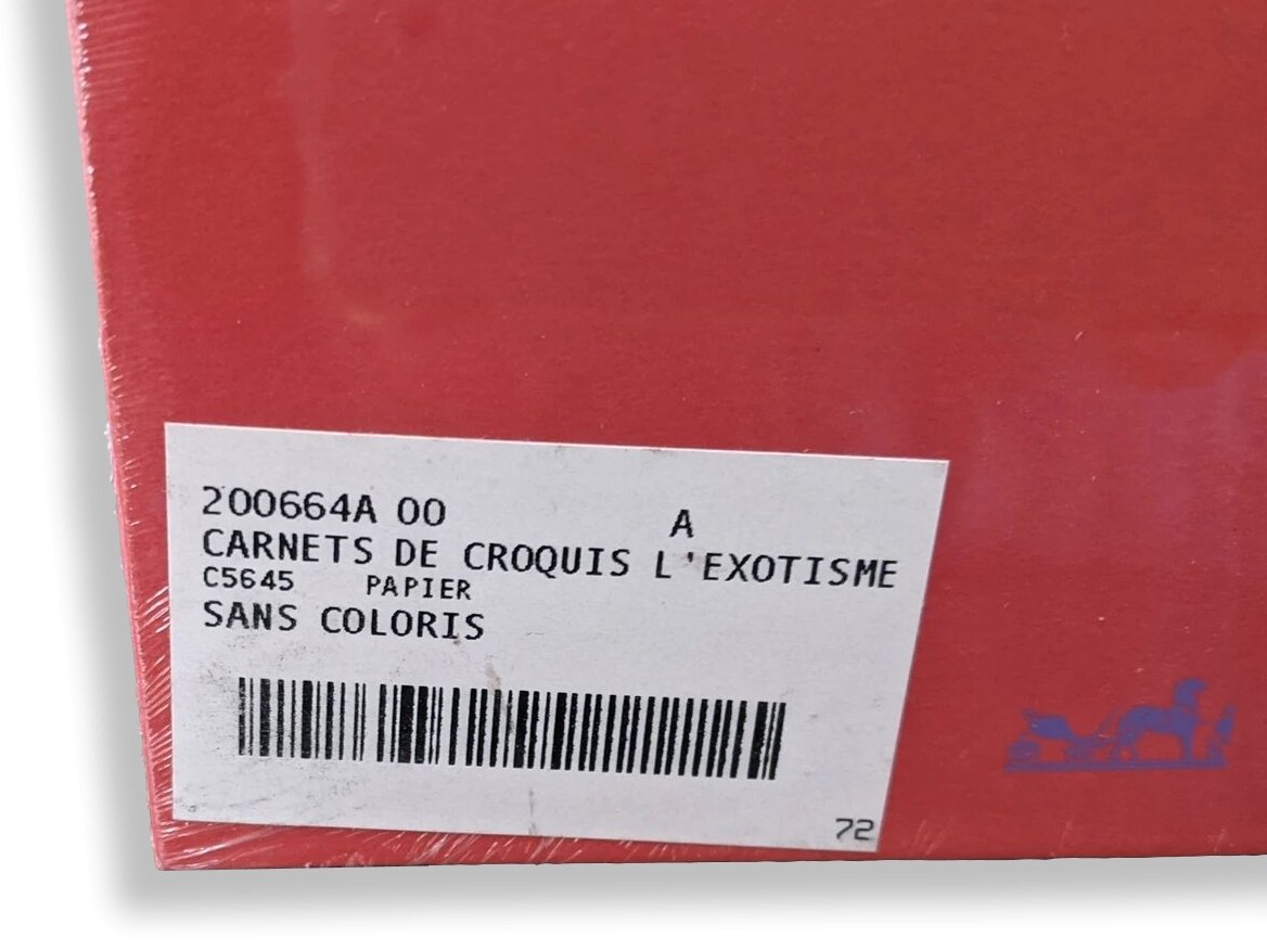 Hermes Papier Carnet de Croquis L'EXOTISME by Philippe Dumas, New and Sealed! - poupishop