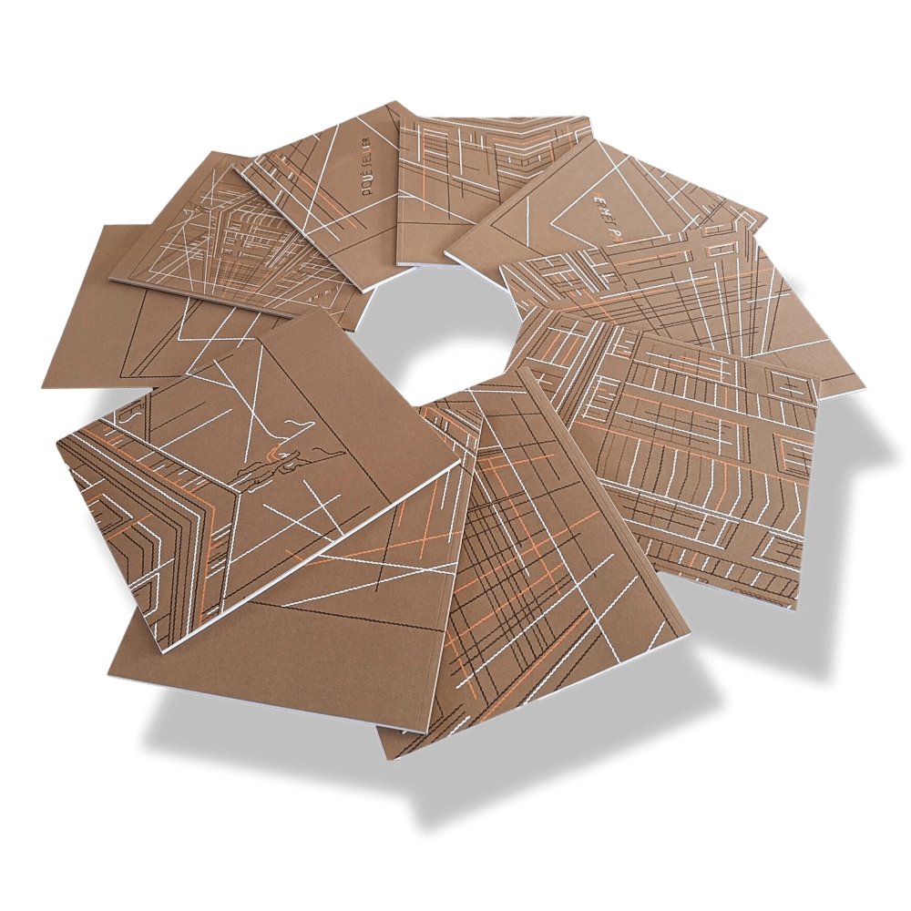 Hermes Papier Coffret 10 Carnets TOUT EN CARRE PIQUE SELLIER PUZZLE 10 Notebooks in Box, BNEW! - poupishop