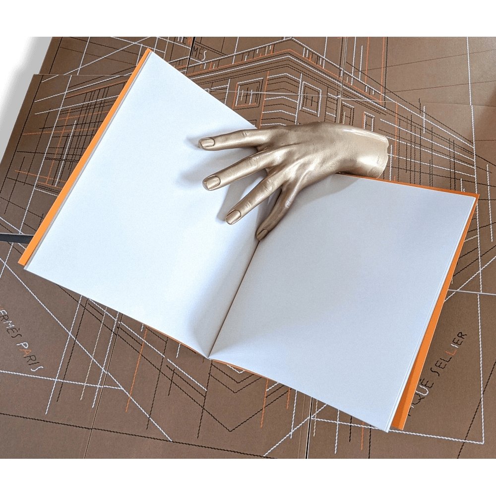 Hermes Papier Coffret 10 Carnets TOUT EN CARRE PIQUE SELLIER PUZZLE 10 Notebooks in Box, BNEW! - poupishop