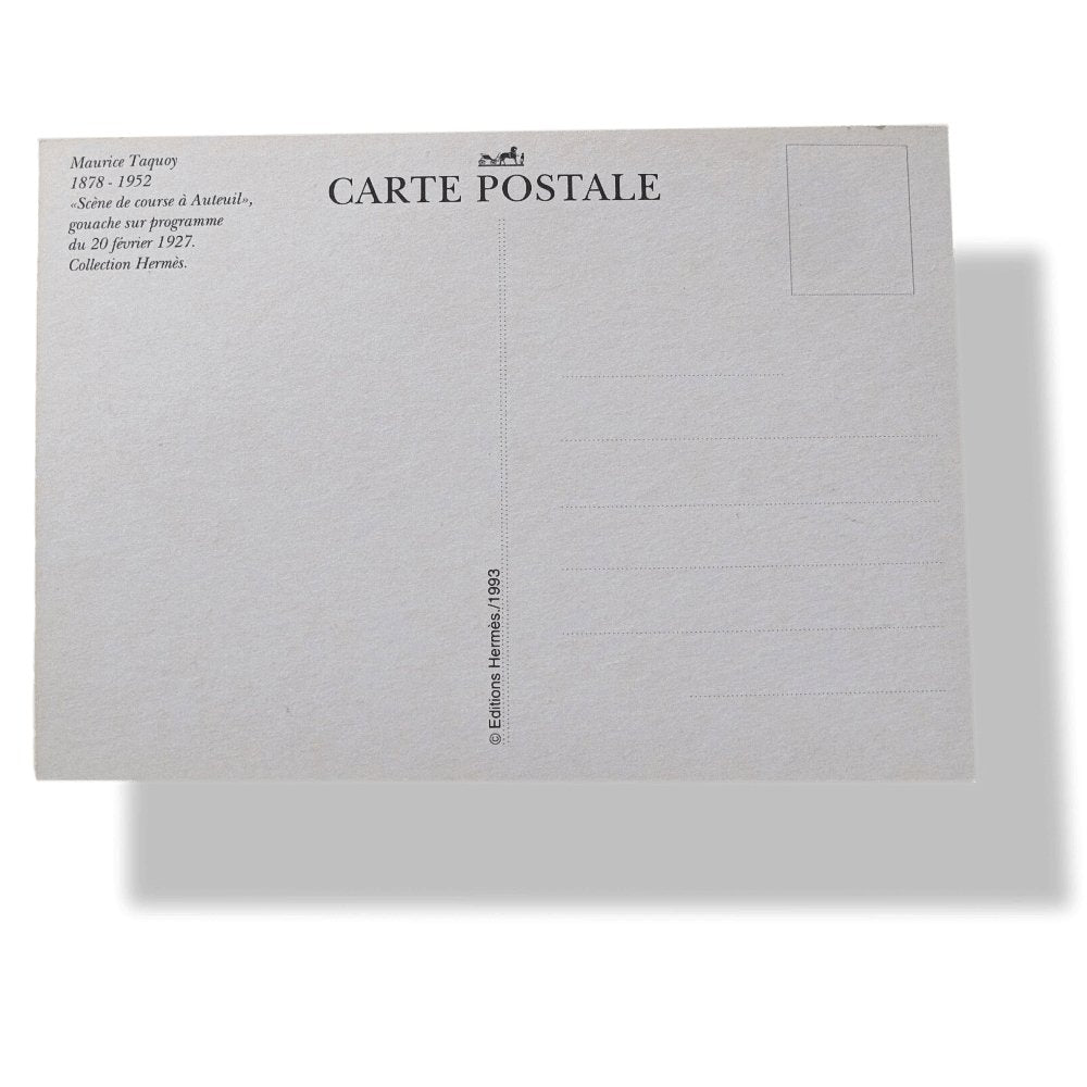 Hermes Papier Edition 1993 Lot of 4 Postal Cards Maurice Taquoy 1878 - 1952, Collection Hermès! - poupishop