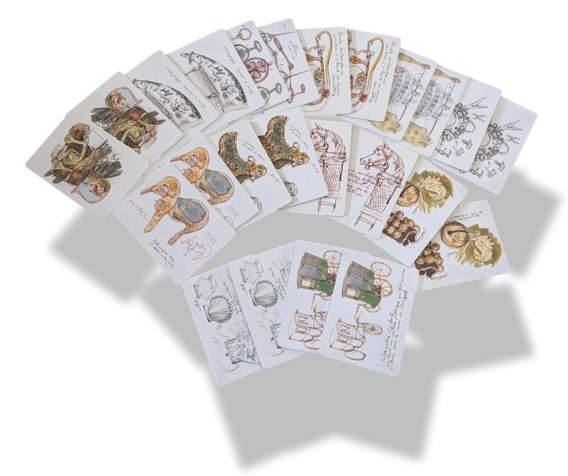 Hermes Papier La collection Emile Hermes : Memory Cards Game FIND A PAIR, Box! - poupishop