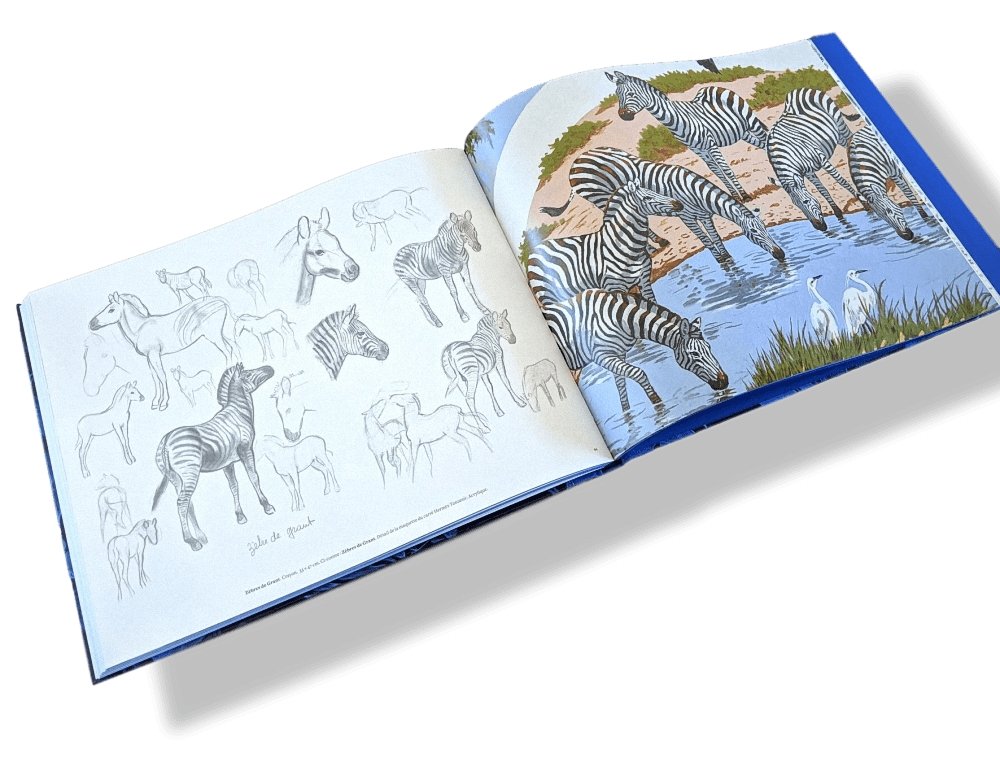 Hermes Papier Les Felins dans l'oeuvre de Robert Dallet Livre, New without celophane! - poupishop
