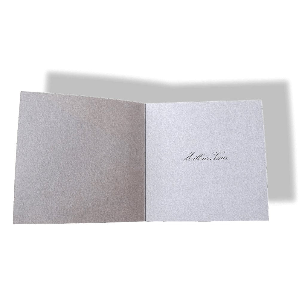 Hermes Papier Les Plaisirs du Froid Greeting Card " Meilleurs Voeux " - poupishop