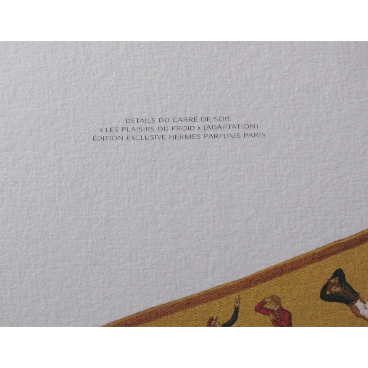 Hermes Papier Les Plaisirs du Froid Greeting Card " Meilleurs Voeux " - poupishop