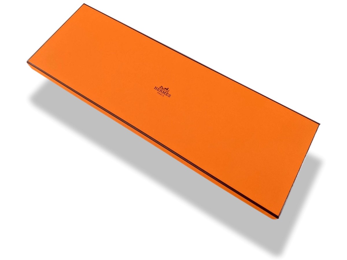 Hermes Papier Orange Box for Tie, New! - poupishop