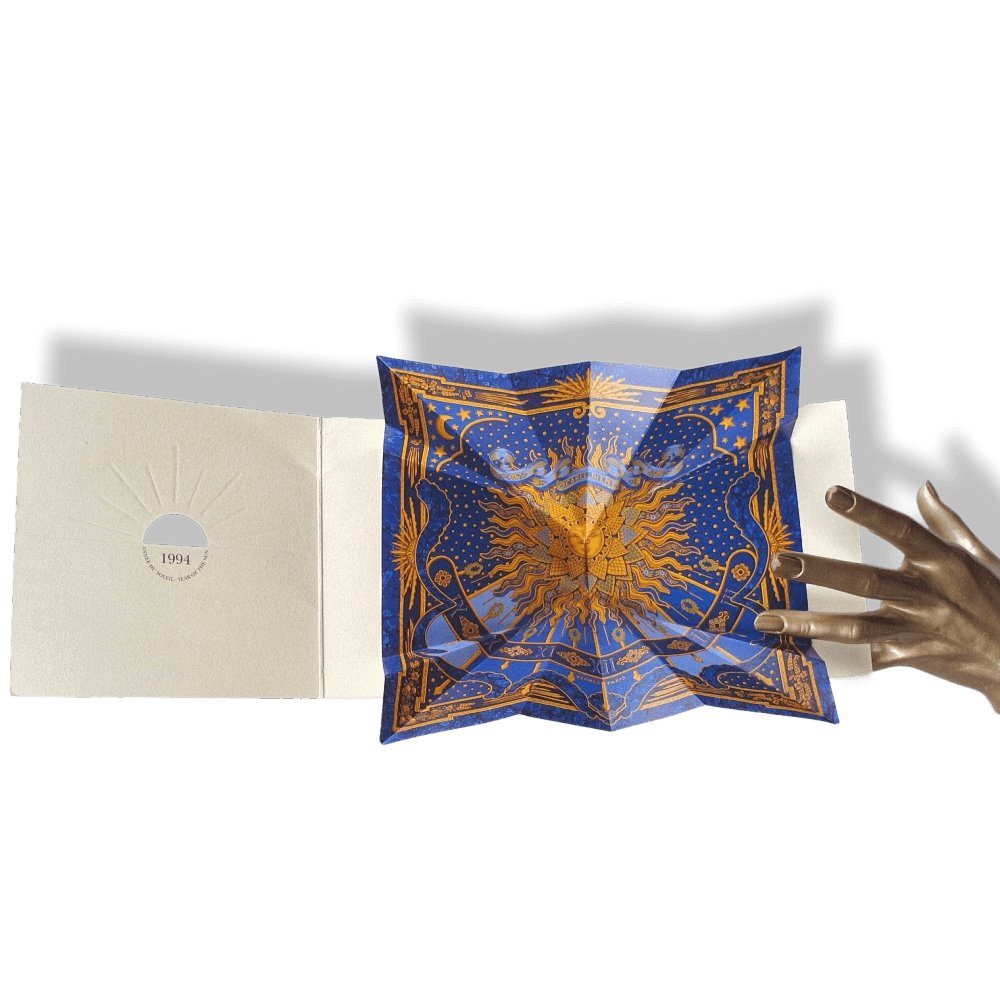 Hermes Papier Special Issue for the Year of The Sun in 1994 Pop Up Wish Card CARPE DIEM, Rare! - poupishop