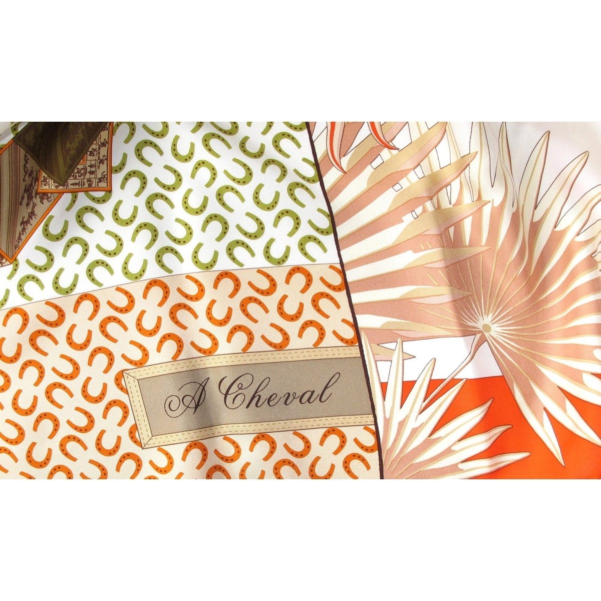 Hermes Pastel Mythiques Phoenix / A cheval sur mon Carre Twill Silk Shawl 140, Box! - poupishop