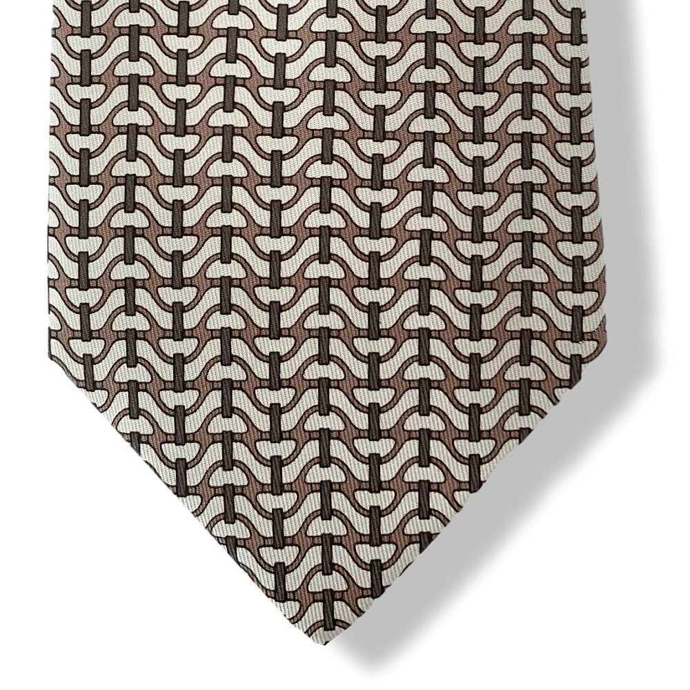 Hermes Pearl Mole Grey 5490cm TELL ME MORS Twill Silk Tie 9CM, NWT in Pochette! - poupishop