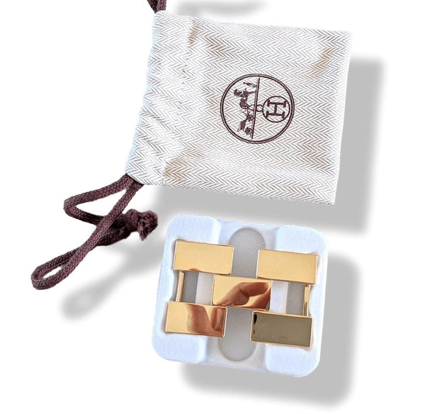 Hermes Permabrass ARTICULEE Belt Buckle 32 mm, New with Pouch! - poupishop