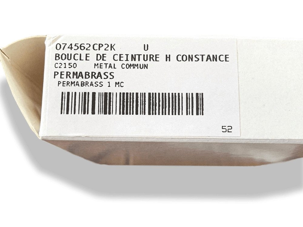 Hermes Permabrass CONSTANCE H Belt Buckle 38 mm, New with Pouch and white Box! - poupishop