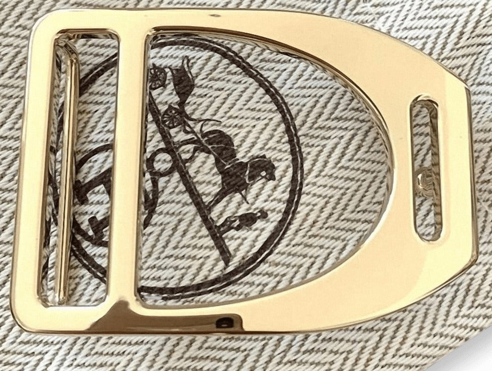 Hermes Permabrass ETRIER Buckle H 32 mm, New in Pochette! - poupishop